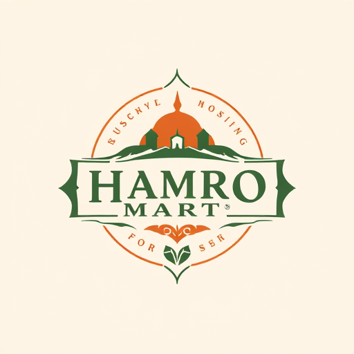 Professional logo design. hamro mart