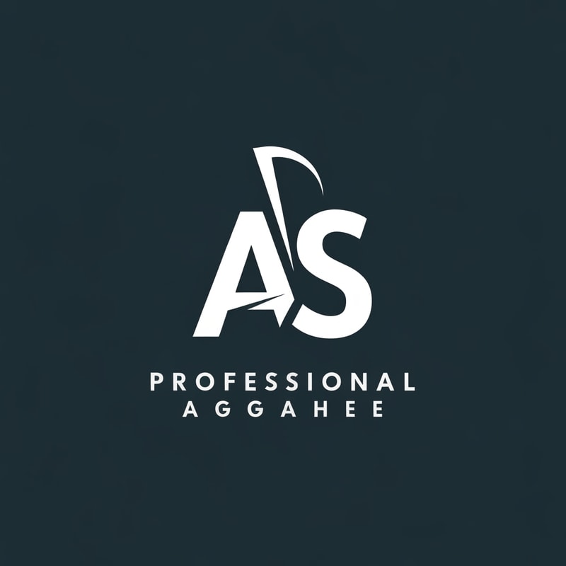 Professional logo design. AS