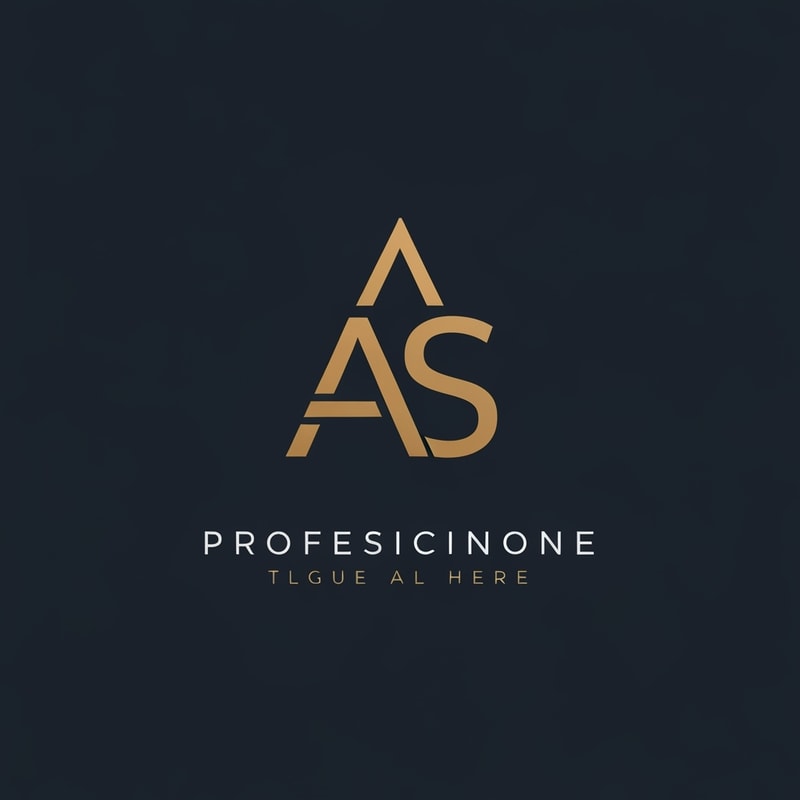 Professional logo design. AS