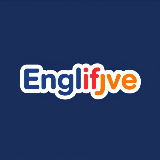 Professional logo design. a surprising logo for "Englifyve" channel. its a teaching channel