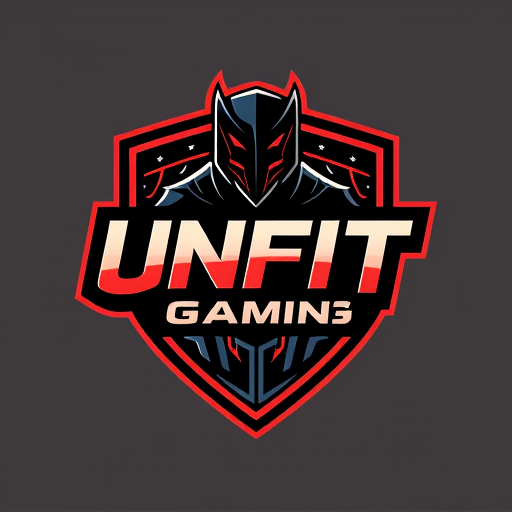 Professional logo design. unfit gaming my youtube channel 