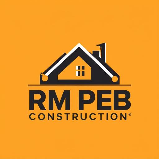 Professional logo design. RM PEB CONSTRUCTION