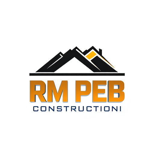 Professional logo design. RM PEB CONSTRUCTION