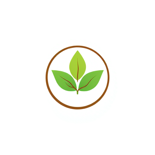Professional logo design. Logo (centered or left)AI-generated logo with leaf + crop + circle shapeColor: 🌿 Green (#2E7D32) + 🤎 Brown (#6D4C41)