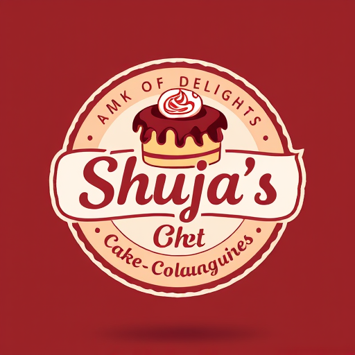 Professional logo design. shuja's cake delights