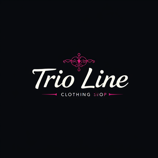 Professional logo design. logo of "Trio Line" for clothing shop