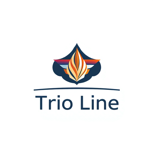 Professional logo design. logo of "Trio Line" for shopping