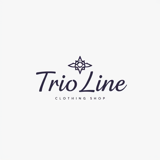 Professional logo design. logo of "Trio Line" for clothing shop