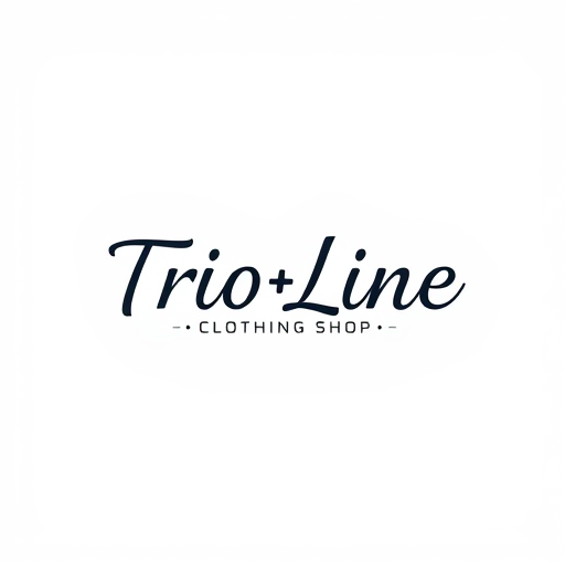 Professional logo design. logo of "Trio Line" for clothing shop