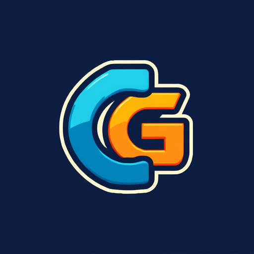 Professional logo design. Generate a logo having two G's one inverted for a game based education application 