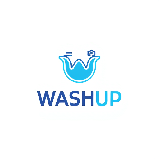Professional logo design. i want to make monogram type logo for laundry mobile app which name is WASHUP give me some logo