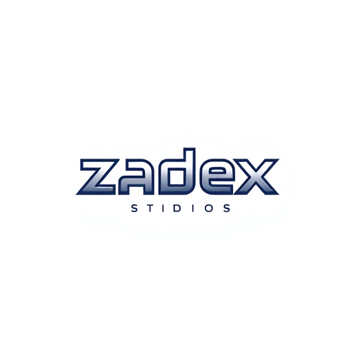 Professional logo design. Design a logo for Game development studio named " Zadex studios" make it minimal and premium.