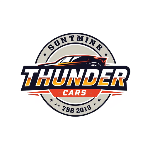Professional logo design. design a logo of THUNDER CARS company in a classic style