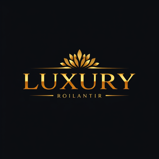 Professional logo design. Luxury Gold Logo – golden gradient text, perfect for premium branding.