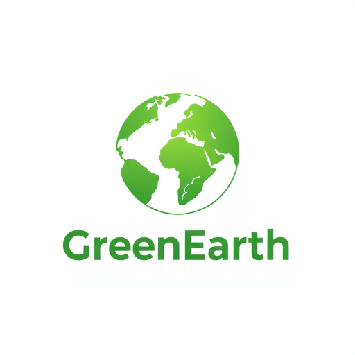 Professional logo design. green earth logo