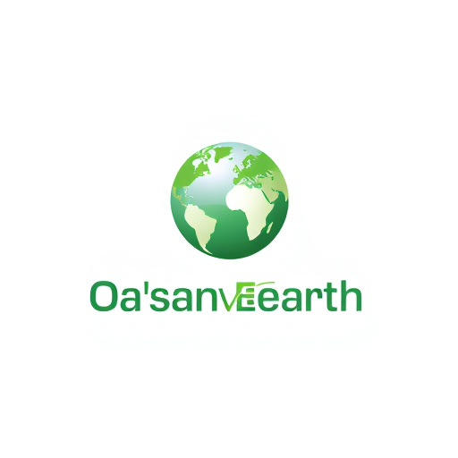 Professional logo design. green earth logo without text