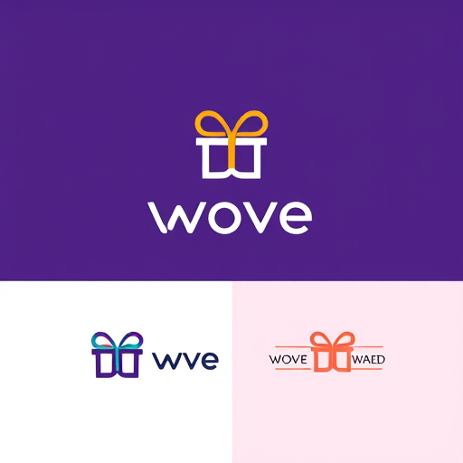 Professional logo design. A professional, modern logo design for an online gift card brand called Wove Gifting. The logo should seamlessly merge the shape of a gift box with the letter “W”, where the “W” either forms the base of the box or transforms into a ribbon/bow on top, symbolizing gifting, weaving connections, and celebration. The design must be minimalist, flat vector style, with bold clean lines, geometric balance, and smooth curves — no gradients, no 3D, no shadows, ensuring it is scalable across digital (app icons, websites, social media) and print (cards, merchandise, packaging). Create variations with different moods: premium elegant using Deep Purple (#5E3DAD) + Gold (#FFD166) + White (#FFFFFF), playful trustworthy using Coral Red (#FF6B6B) + Dark Navy (#1B1F3B) + Light Pink (#FFECEC), and modern vibrant using Teal (#0D9488) + Warm Orange (#F97316) + Neutral Gray (#F5F5F5). Include three logo treatments: an icon-only version (gift box W symbol), a wordmark version with “Wove Gifting” beside the icon, and a monochrome black/white version for small-scale use. The final logo should feel timeless, premium, and memorable, reflecting joy, trust, and the uniqueness of gifting