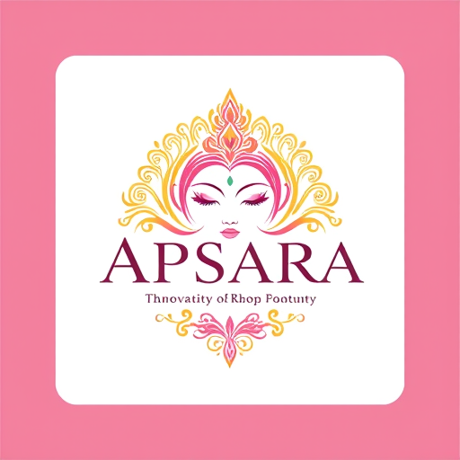 Professional logo design. Be Apsara with ANUPAMA makeup