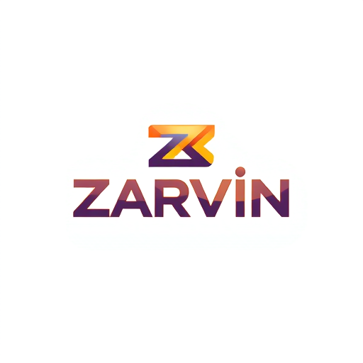 Professional logo design. Zarvin 3D logo professional logo