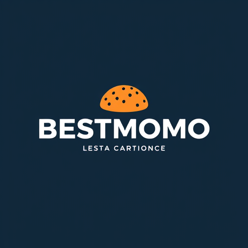 Professional logo design. make a logo for " BESTMOMO" with a momo plate image bellow it