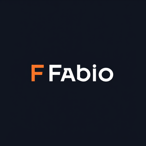 Professional logo design. a logo minimal for producer the name is Fabio