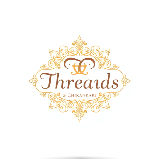 Professional logo design. generate a logo with initials of "Threads of Chikankari". generate some more logos.