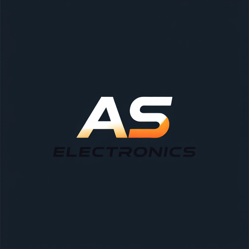 Professional logo design. AS ELECTRONICS ka logo