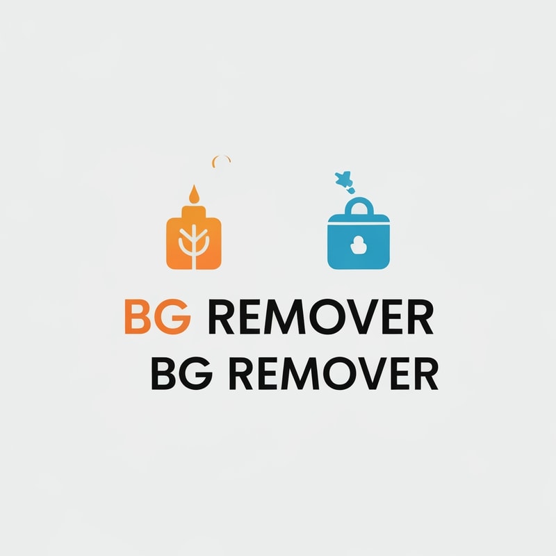 generate a logo for bg remover website, don't mention the any text use unique icons ,that tells about the website detail way.