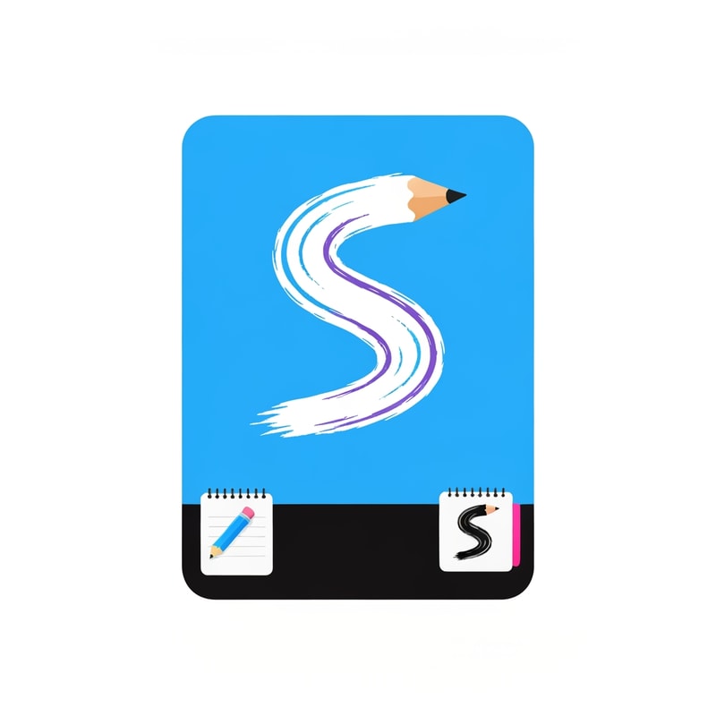 Concept: Modern, minimal, and playful
Visual Elements:

A stylized pencil or brush stroke forming the letter "S" (for Sketchy)
The stroke should look hand-drawn/sketchy to match the brand name
Clean, contemporary design with a slight playful twist

Color Palette:

Primary: Vibrant blue (#2563EB) or creative purple (#8B5CF6)
Accent: Warm orange (#F97316) or energetic pink (#EC4899)
Alternative: Black (#000000) with a single bright accent color

Style:

Minimalist and flat design
Slightly imperfect/hand-drawn feel to reflect "sketchy"
Works well in both full color and monochrome
Scalable from favicon to large displays

Typography:

Sans-serif, modern, friendly font (like Poppins, Quicksand, or Nunito)
Lowercase letters for approachability
Medium weight for clarity

Icon Alone: A simple sketch pad with a pencil or a creative "S" made from a brush stroke
Would you like me to create the actual Sketchy.app drawing pad application now?Retry