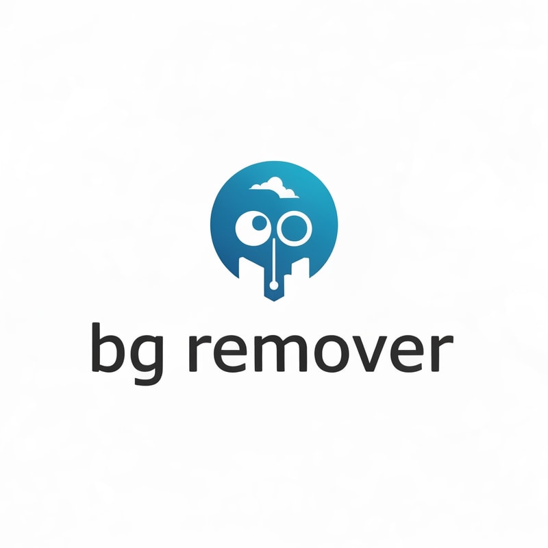 generate a logo for bg remover website, don't mention the any text use unique icons ,that tells about the website