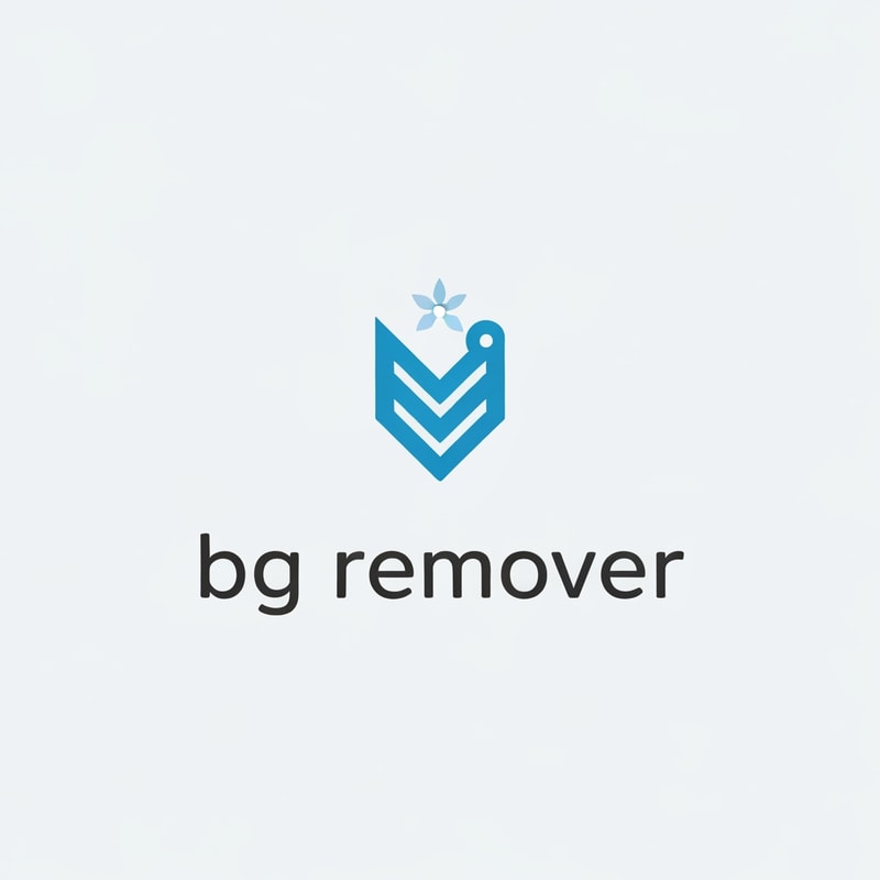 generate a logo for bg remover website, don't mention the any text use unique icons ,that tells about the website