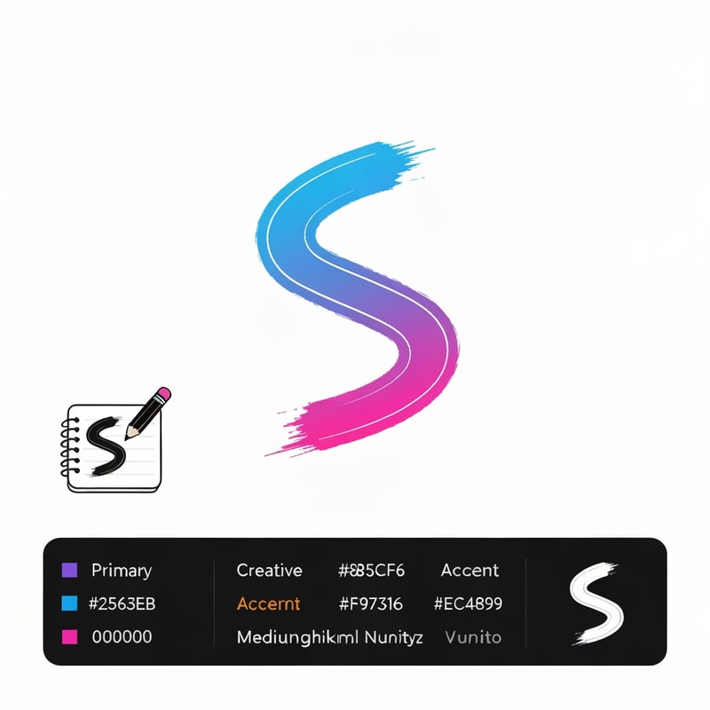 Concept: Modern, minimal, and playful
Visual Elements:

A stylized pencil or brush stroke forming the letter "S" (for Sketchy)
The stroke should look hand-drawn/sketchy to match the brand name
Clean, contemporary design with a slight playful twist

Color Palette:

Primary: Vibrant blue (#2563EB) or creative purple (#8B5CF6)
Accent: Warm orange (#F97316) or energetic pink (#EC4899)
Alternative: Black (#000000) with a single bright accent color

Style:

Minimalist and flat design
Slightly imperfect/hand-drawn feel to reflect "sketchy"
Works well in both full color and monochrome
Scalable from favicon to large displays

Typography:

Sans-serif, modern, friendly font (like Poppins, Quicksand, or Nunito)
Lowercase letters for approachability
Medium weight for clarity

Icon Alone: A simple sketch pad with a pencil or a creative "S" made from a brush stroke
Would you like me to create the actual Sketchy.app drawing pad application now?Retry