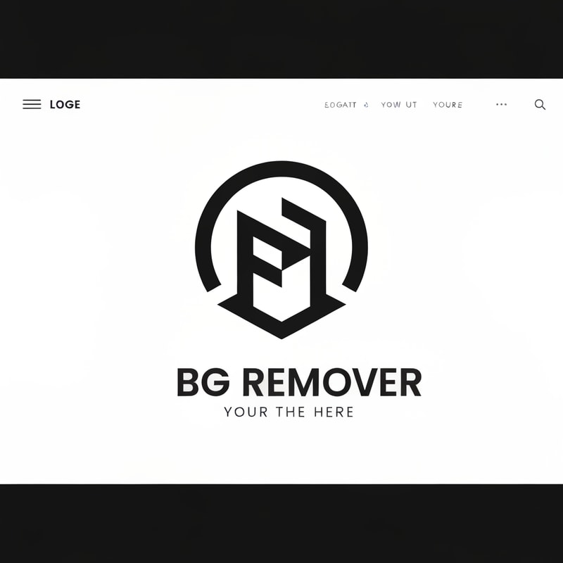 generate a logo for bg remover website