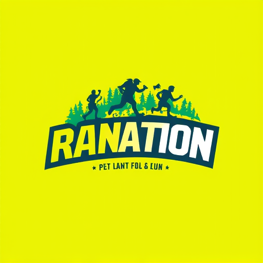Professional logo design. marathon and fun activities