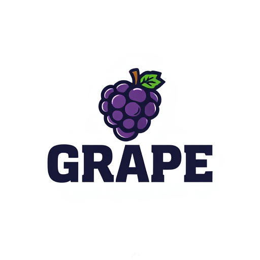 Professional logo design. streetwear brand clothes nemae of the brand is GRAPE create a simple logo