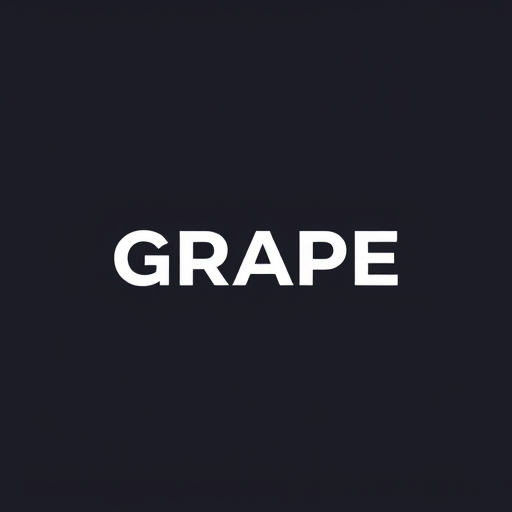 Professional logo design. streetwear brand clothes nemae of the brand is GRAPE create a simple logo wihout text minimalistic components ar even only text logo