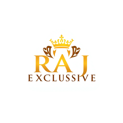 Professional logo design. raj exclusive