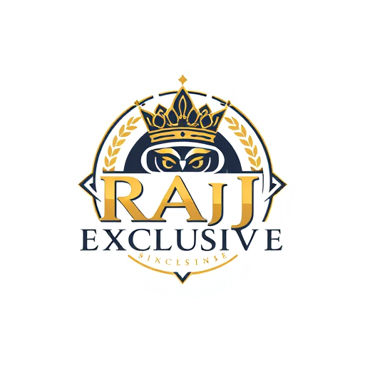 Professional logo design. raj exclusive