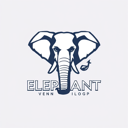 Professional logo design. Elephant 