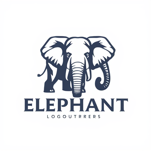 Professional logo design. Elephant 
