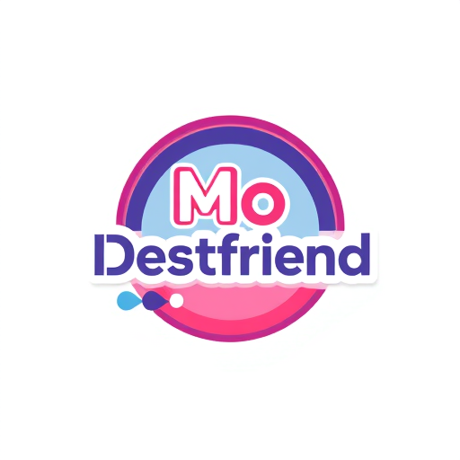 Professional logo design. make "Mo Bestfriend" which is media channel where we put all business news and world news and all trend topic make with a genz ferriendly style and trendy look 