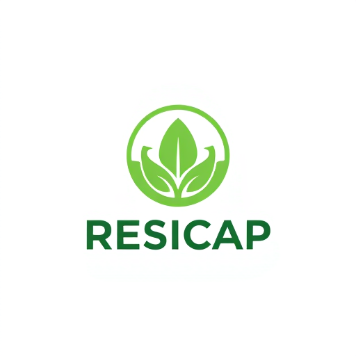 Professional logo design. RESICAP LOGO ( ECO CAPSULE WITH LEAF)