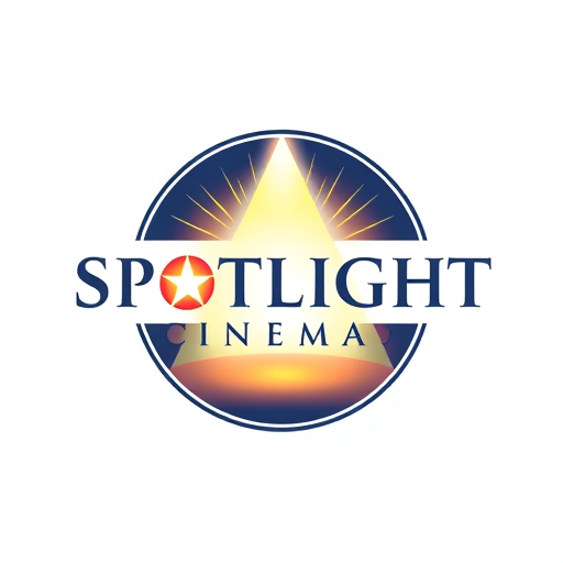 Professional logo design. ✨🎥 Step into the glow of dreams at Spotlight Cinema 🌙✨Where every frame is art, every scene a story, and every moment shines under the perfect spotlight. 🌌🍿Unique. Timeless. Aesthetic. 🎬
