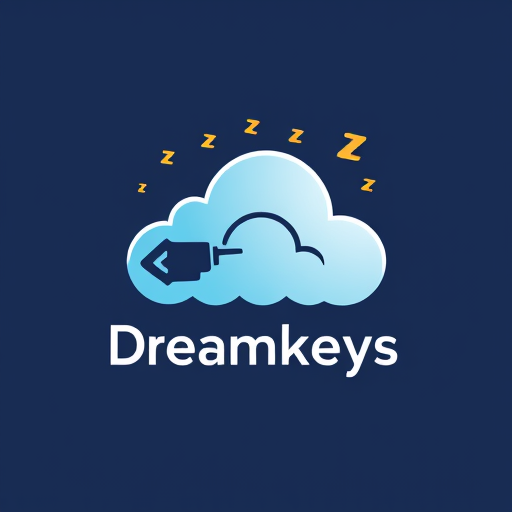Professional logo design. key head should like cloud with zzz it should be a dream and body part "Dreamkeys " and tail patterens should like home icon