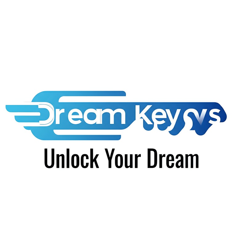 add Unlock Your Dream text in black color