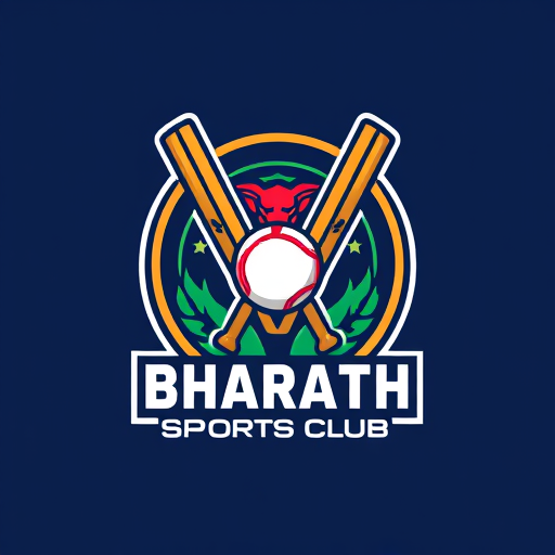 Professional logo design. i want to logo in cricket jersey actual my idea is background in circle type then inside has background in cricket dual bat and one ball in middle then lower side BHARATH SPORTS CLUB ok. please create a logo in my idea please style and attract color logo give me fast