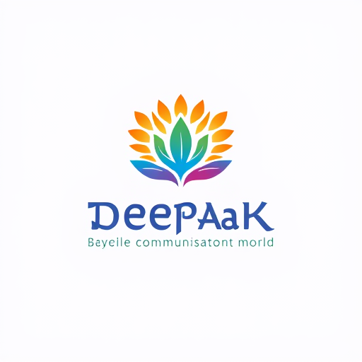 Professional logo design. deepak communication world