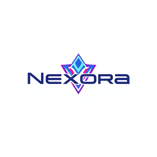 Professional logo design. Nexora – futuristic, clean, tech feel