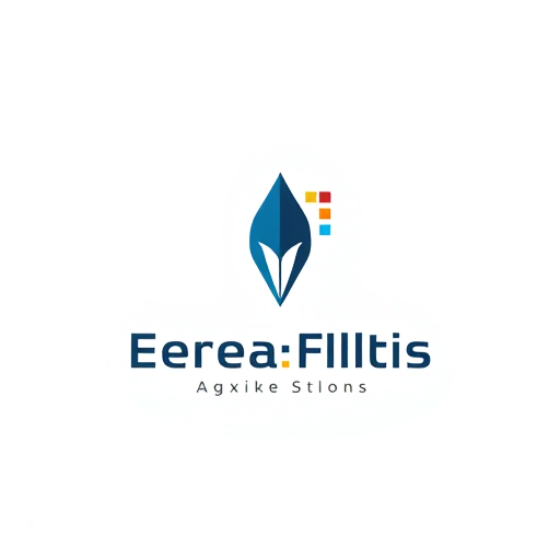 Professional logo design. Minimalist abstract logo combining pen nib and pixel elements, professional color scheme, represents creativity and precision"