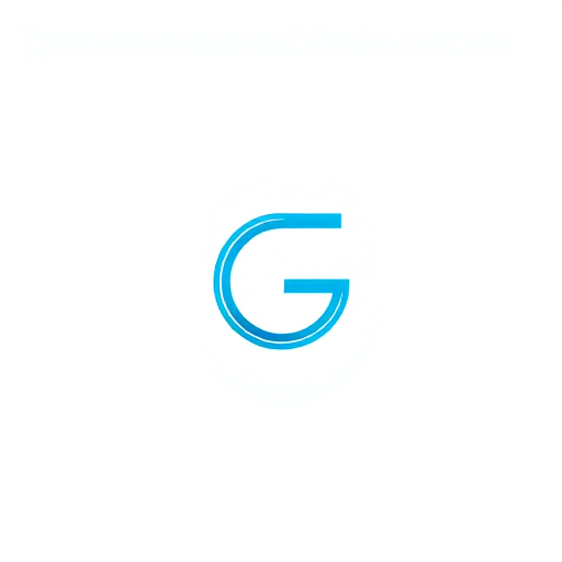 Professional logo design. A minimalist logo for a fiber internet company, featuring a stylized, continuous fiber optic strand that forms a sleek letter 'F' or 'G'. The design is clean, modern, and uses a gradient of blue and cyan. No text, extremely elegant, on a white background.